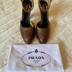Vintage PRADA Ankle Strap Sandals